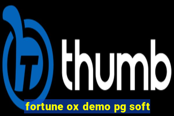 fortune ox demo pg soft